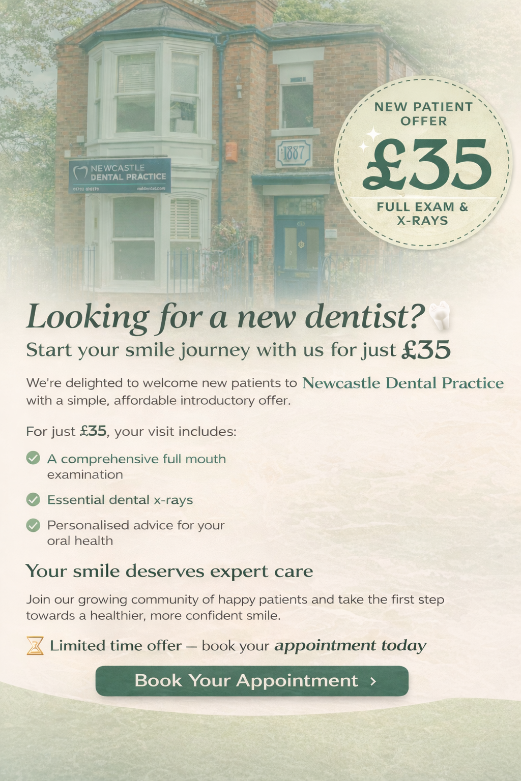 New Patient Offer- Full Dental Checkup for £35