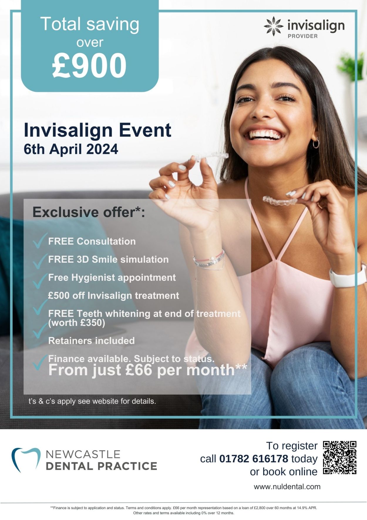 Invisalign save £900 with our latest promotion